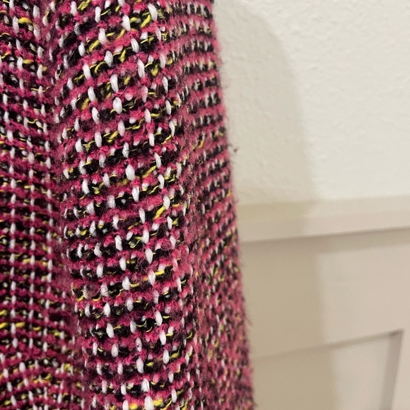 Karen Millen Pink Fringe Tweed Blazer Jacket - Picture 13 of 16